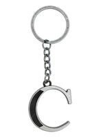 Clayre & Eef Sleutelhanger C zilverkleurig MLKCH0373-C