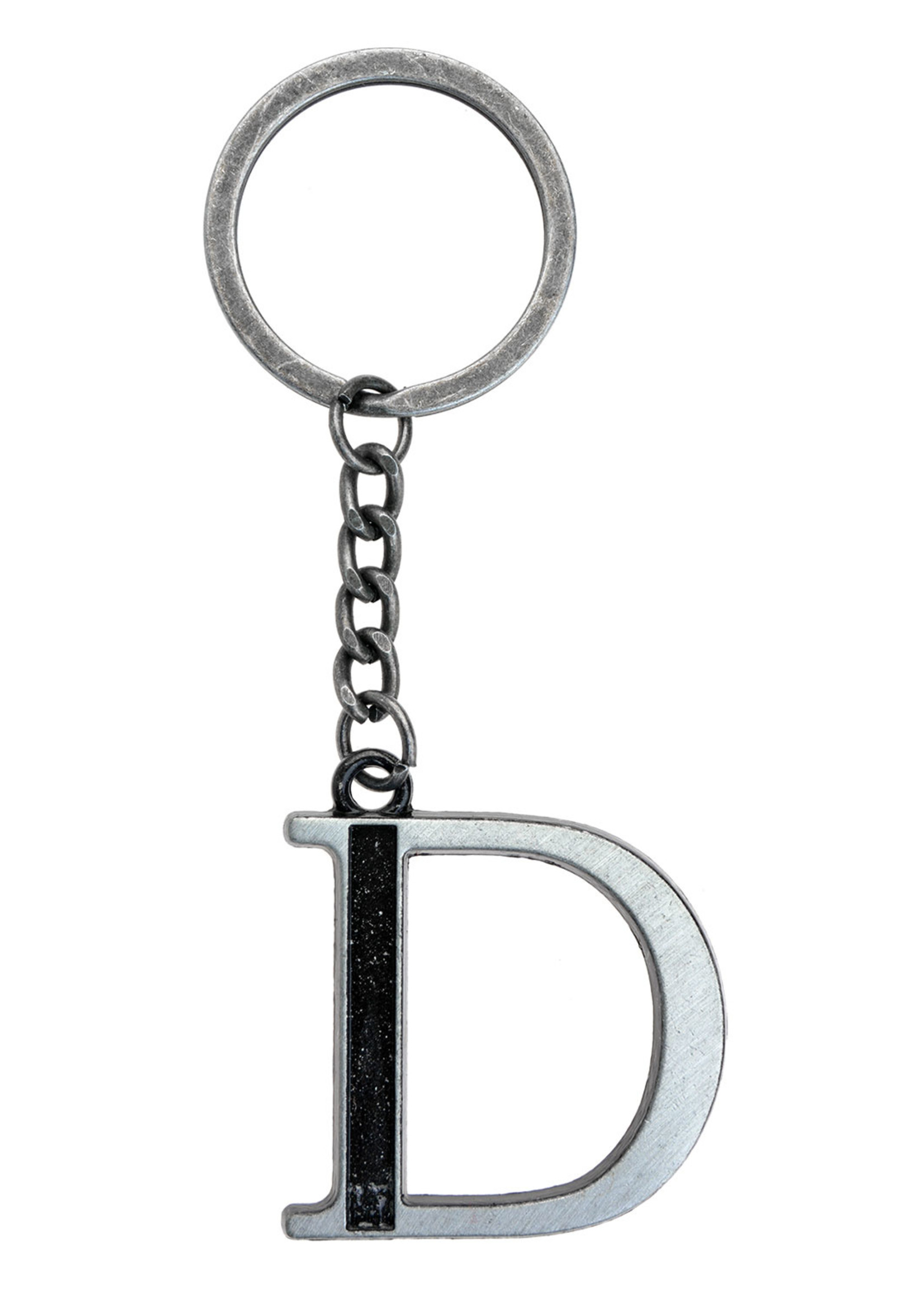 Clayre & Eef Porte-clés D couleur argentée MLKCH0373-D