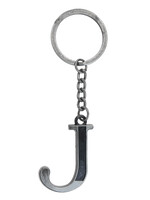 Clayre & Eef Sleutelhanger J zilverkleurig MLKCH0373-J