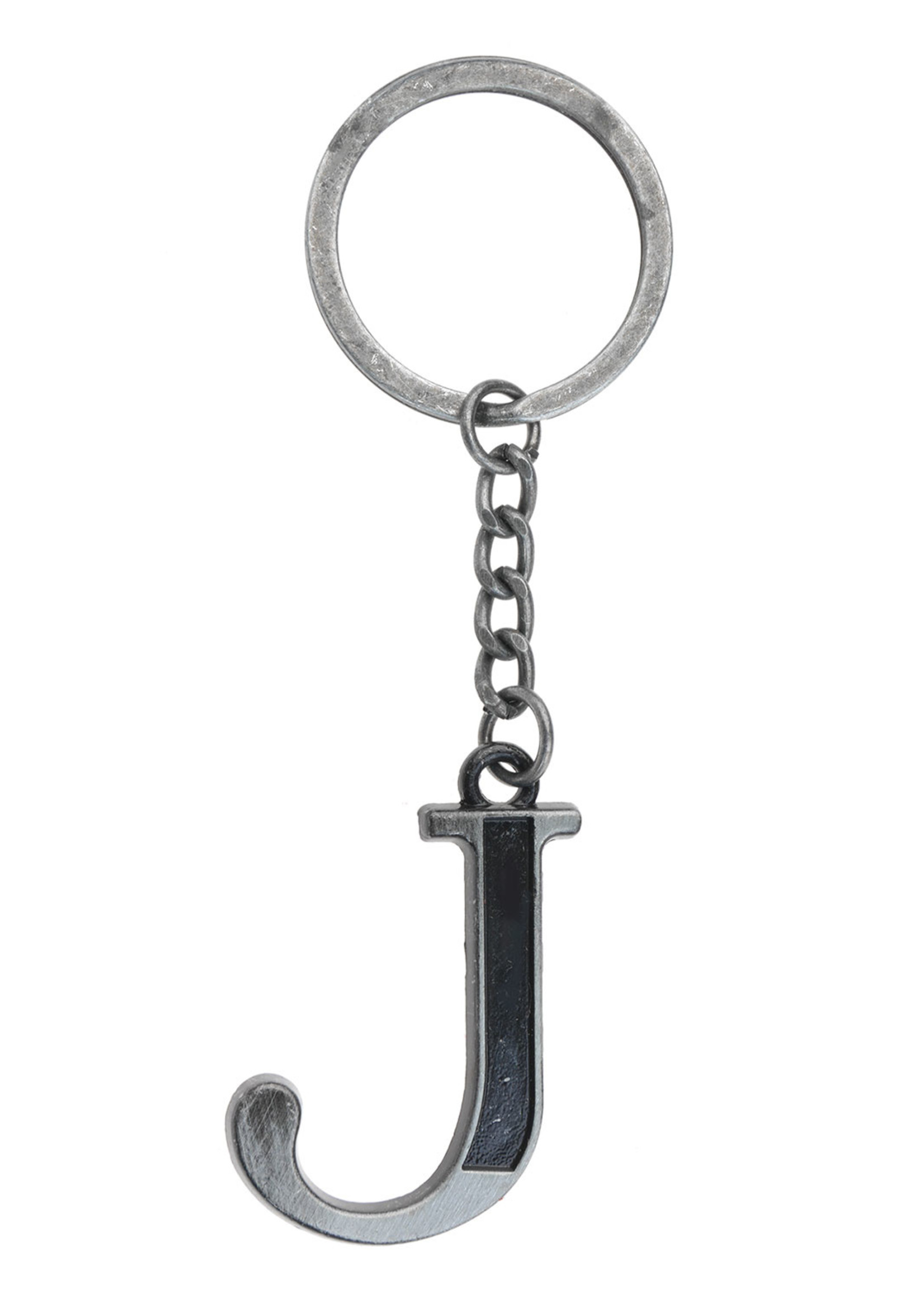 Clayre & Eef Sleutelhanger J zilverkleurig MLKCH0373-J