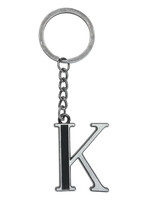 Clayre & Eef Sleutelhanger K zilverkleurig MLKCH0373-K