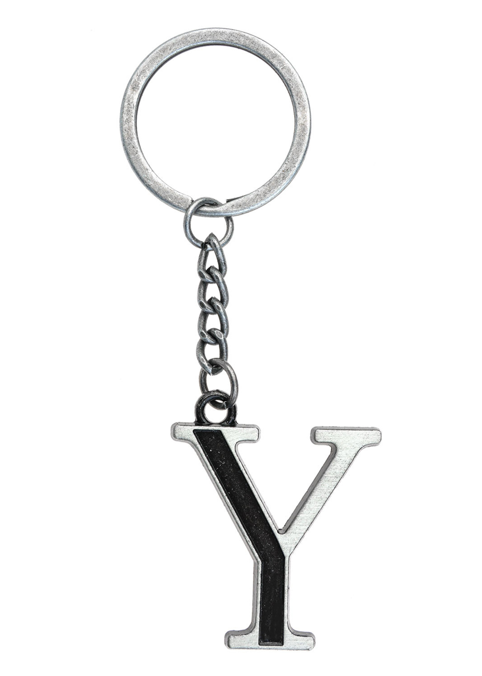 Clayre & Eef Sleutelhanger Y zilverkleurig MLKCH0373-Y