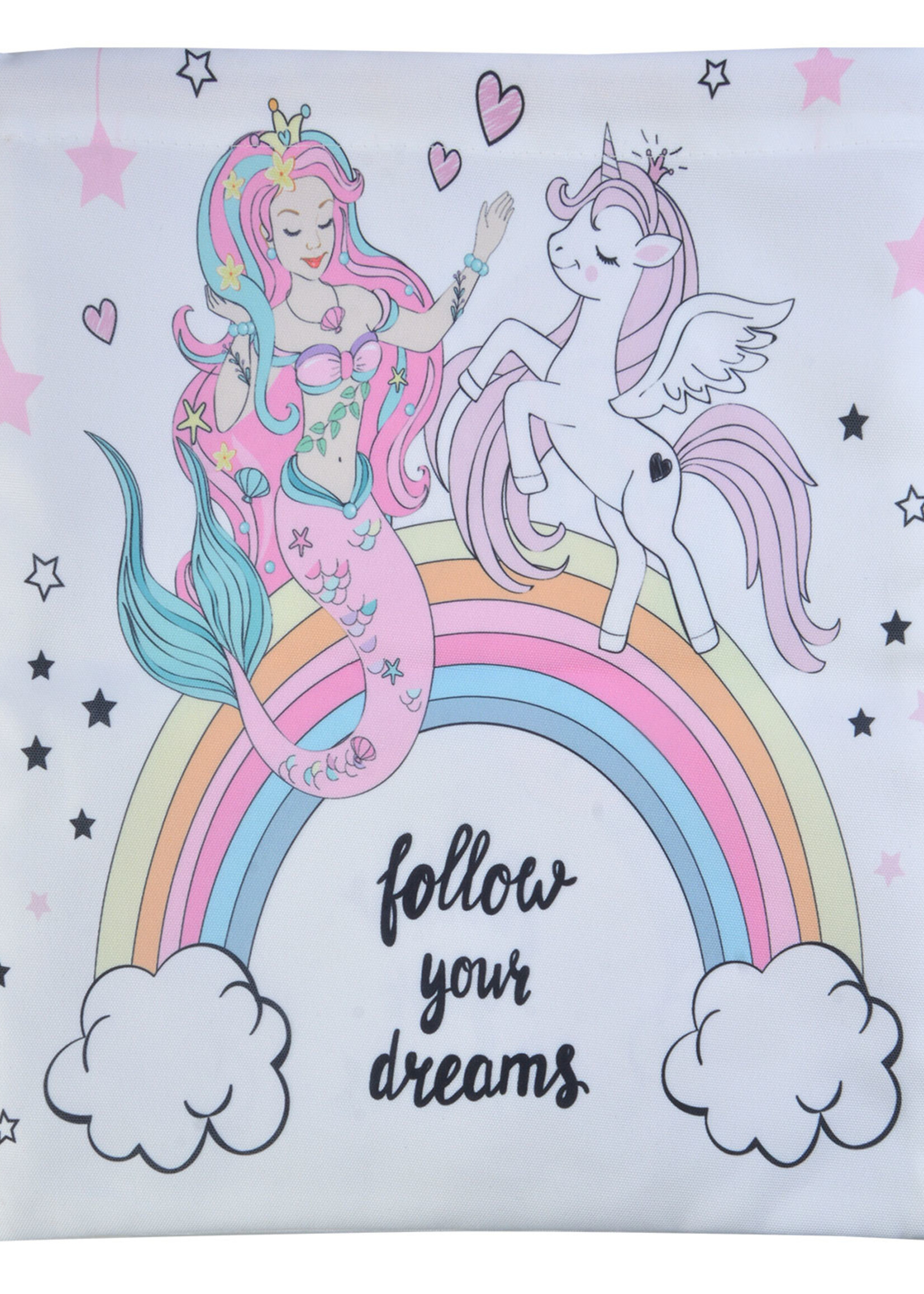 Clayre & Eef Rugzak 32*36 cm meerkleurig MLLLBAG0005