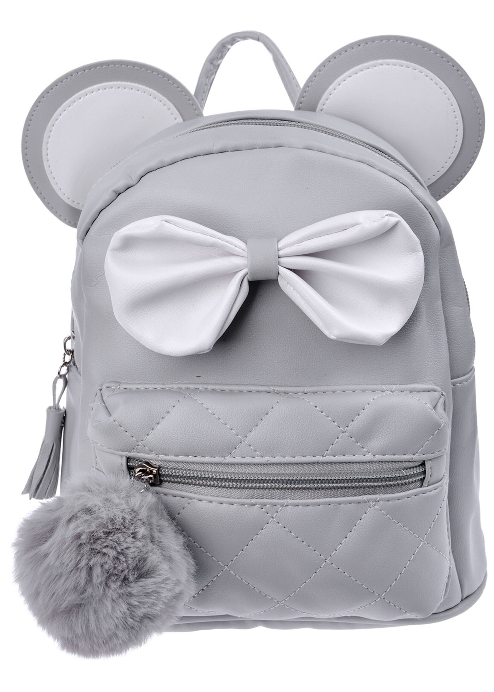 Clayre & Eef Rugzak 21*11*23 cm grijs MLLLBAG0020G