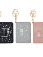 Clayre & Eef Porte-monnaie lettre D en 3 couleurs assorties MLPU0307-D