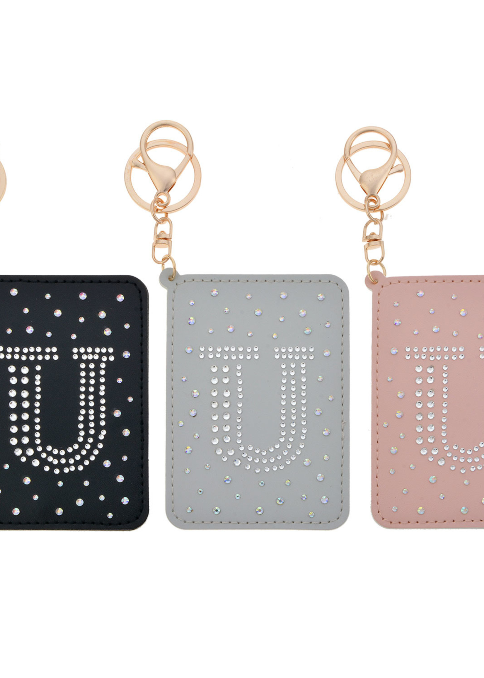 Clayre & Eef Porte-monnaie lettre U en 3 couleurs assorties MLPU0307-U