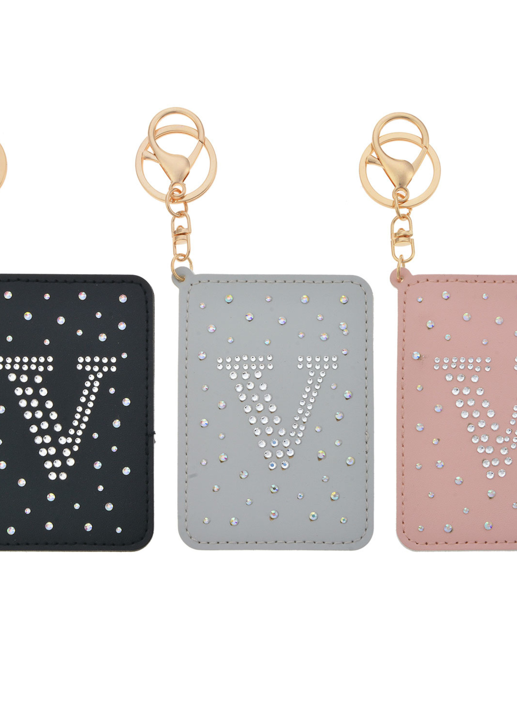 Clayre & Eef Porte-monnaie lettre V en 3 couleurs assorties MLPU0307-V