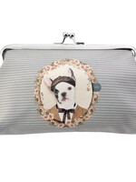 Clayre & Eef Portemonnee 18*10 cm meerkleurig MLSBS0040-05