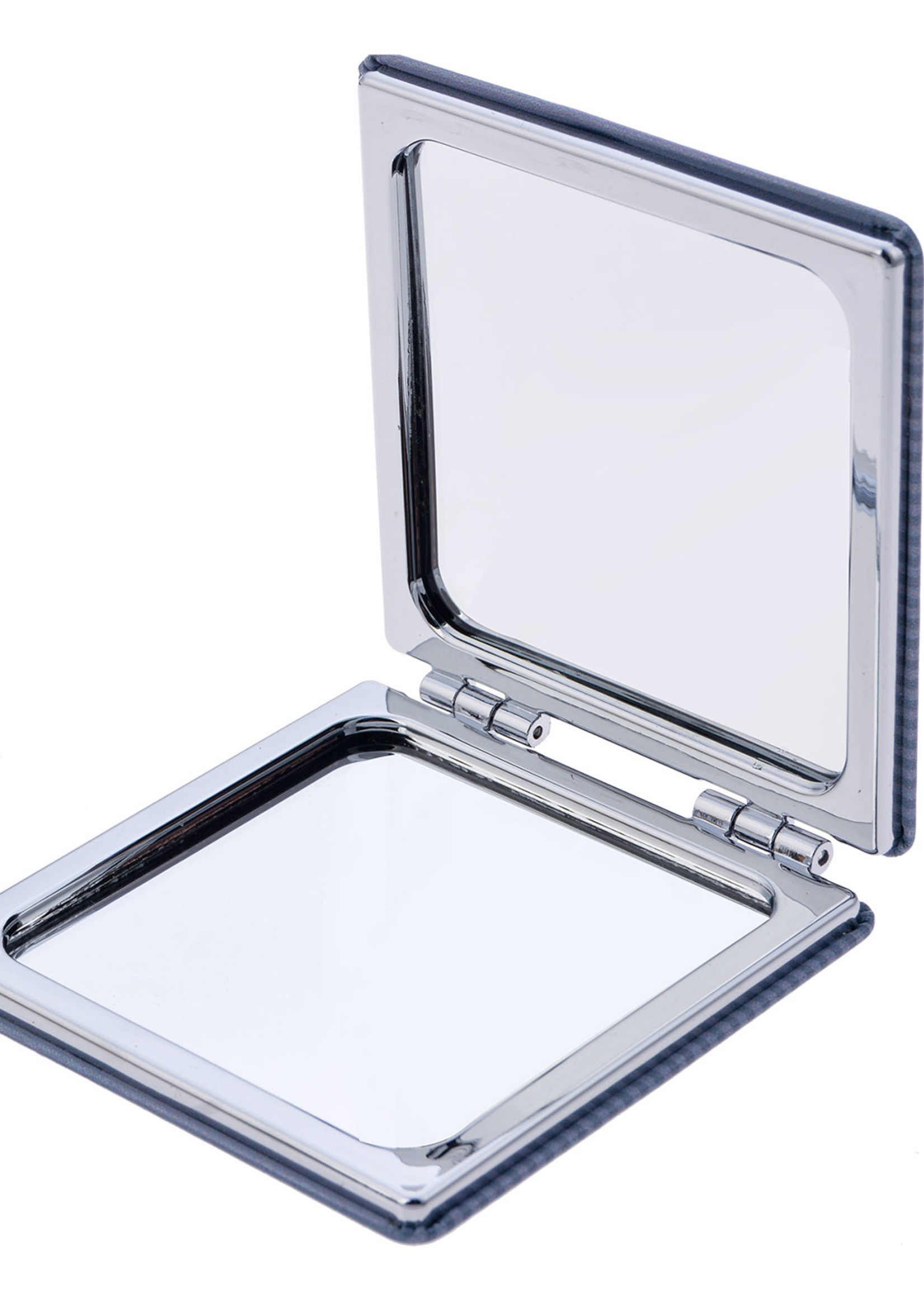 Clayre & Eef Handspiegel 7*7 cm meerkleurig MLSBS0040-09