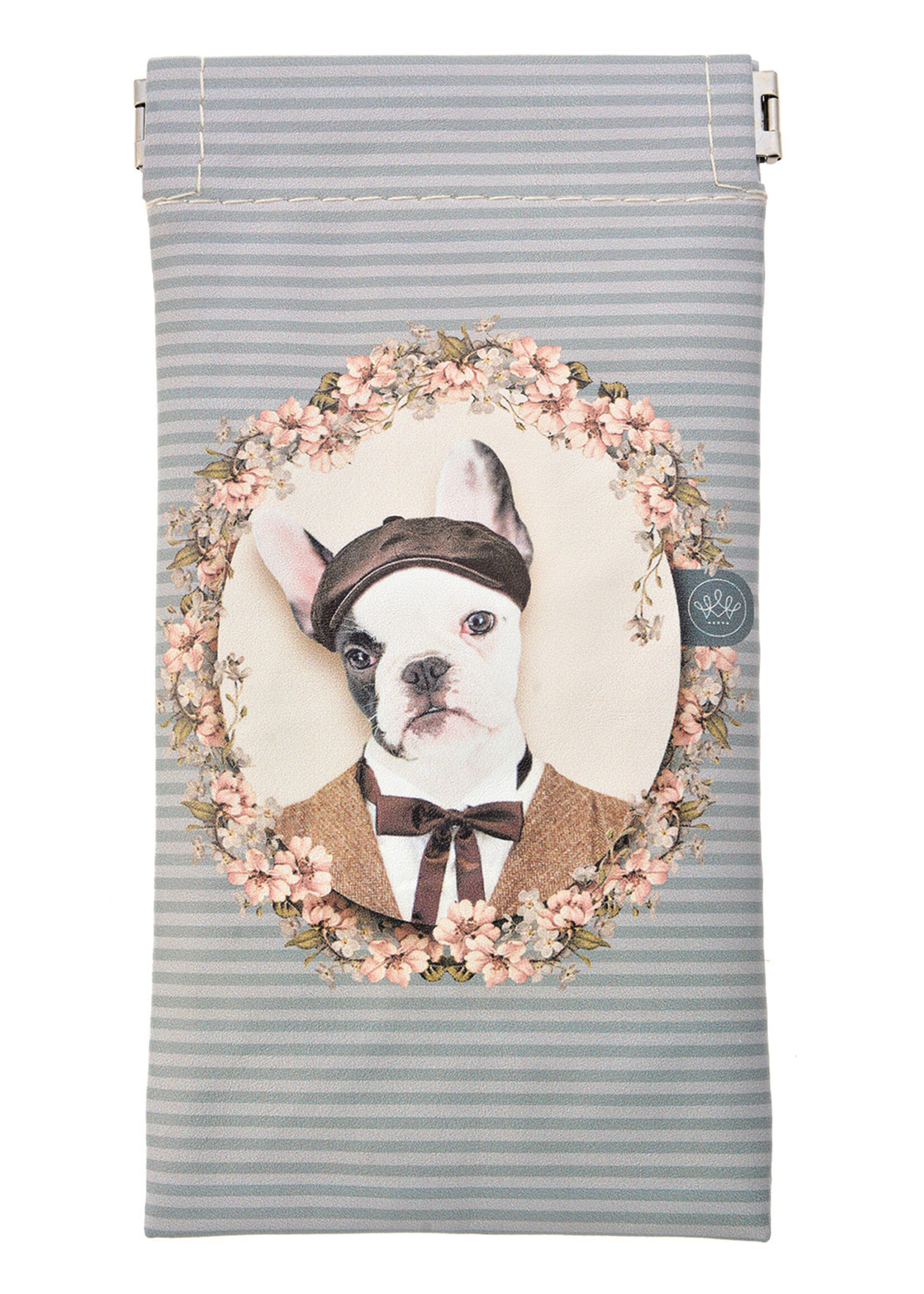 Clayre & Eef Etui 9*18 cm meerkleurig MLSBS0040-14