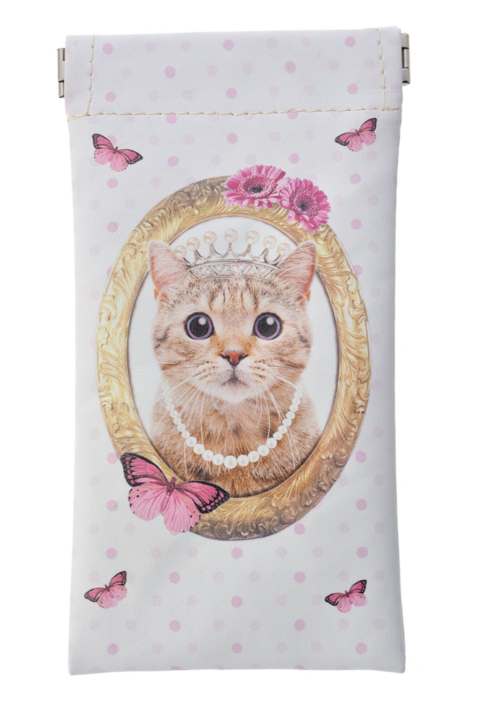 Clayre & Eef Etui 9*18 cm meerkleurig MLSBS0041-14