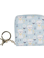 Clayre & Eef Portemonnee 10*10 cm meerkleurig MLSBS0045-28