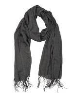 Clayre & Eef Écharpe 70*170 cm gris MLSC0421G