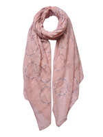 Clayre & Eef Sjaal 70*180 cm roze MLSC0452P