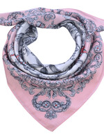 Clayre & Eef Écharpe 70*70 cm rose MLSC0483P