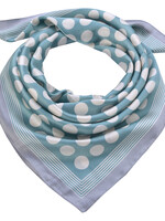 Clayre & Eef Sjaal 70*70 cm groen MLSC0486GR