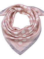 Clayre & Eef Écharpe 70*70 cm rose MLSC0486P