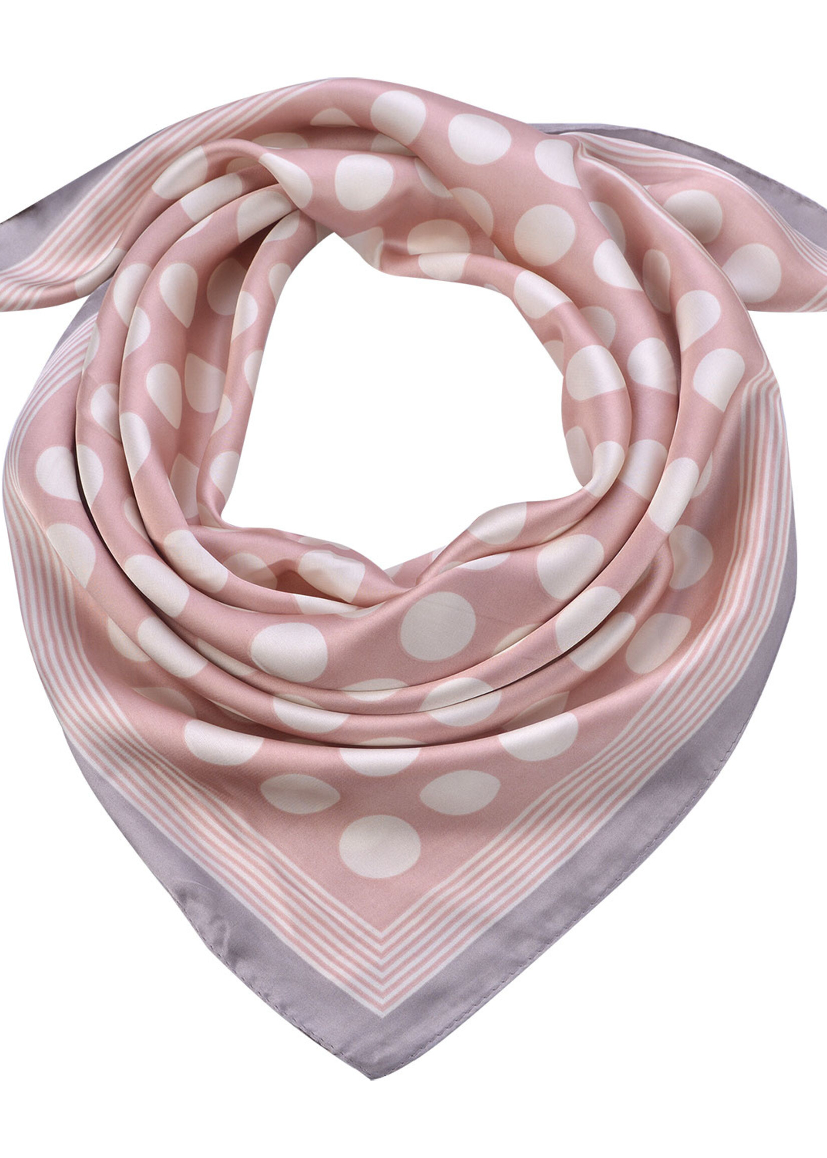 Clayre & Eef Sjaal 70*70 cm roze MLSC0486P