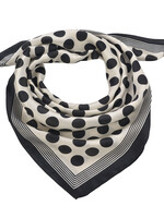 Clayre & Eef Écharpe 70*70 cm blanc MLSC0486W
