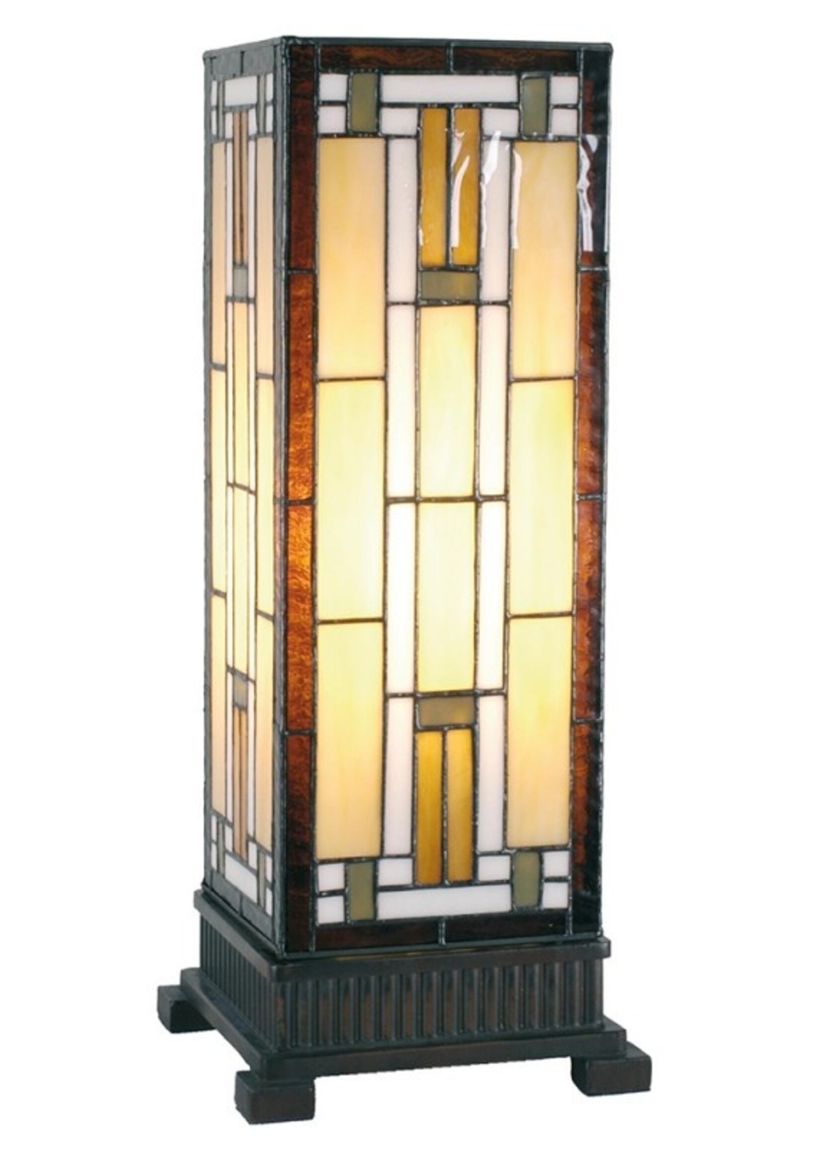 Clayre & Eef Tafellamp Tiffany 18*18*45 cm E27/max 1*60W 5LL-5445