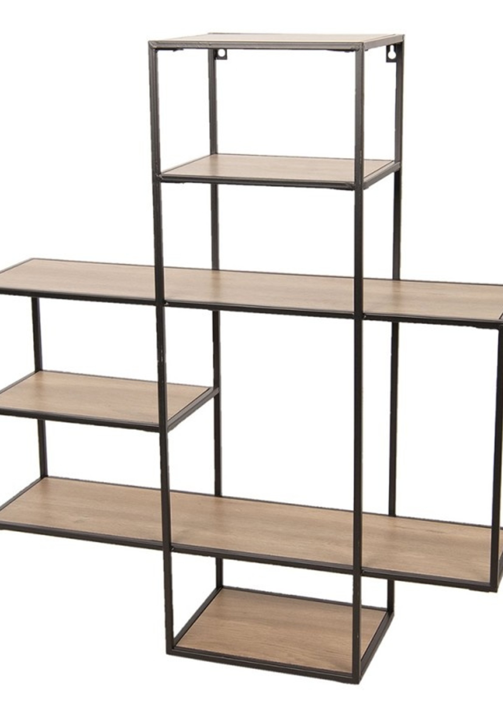 Clayre & Eef Wandrek metaal en hout 72*20*85 cm 50379