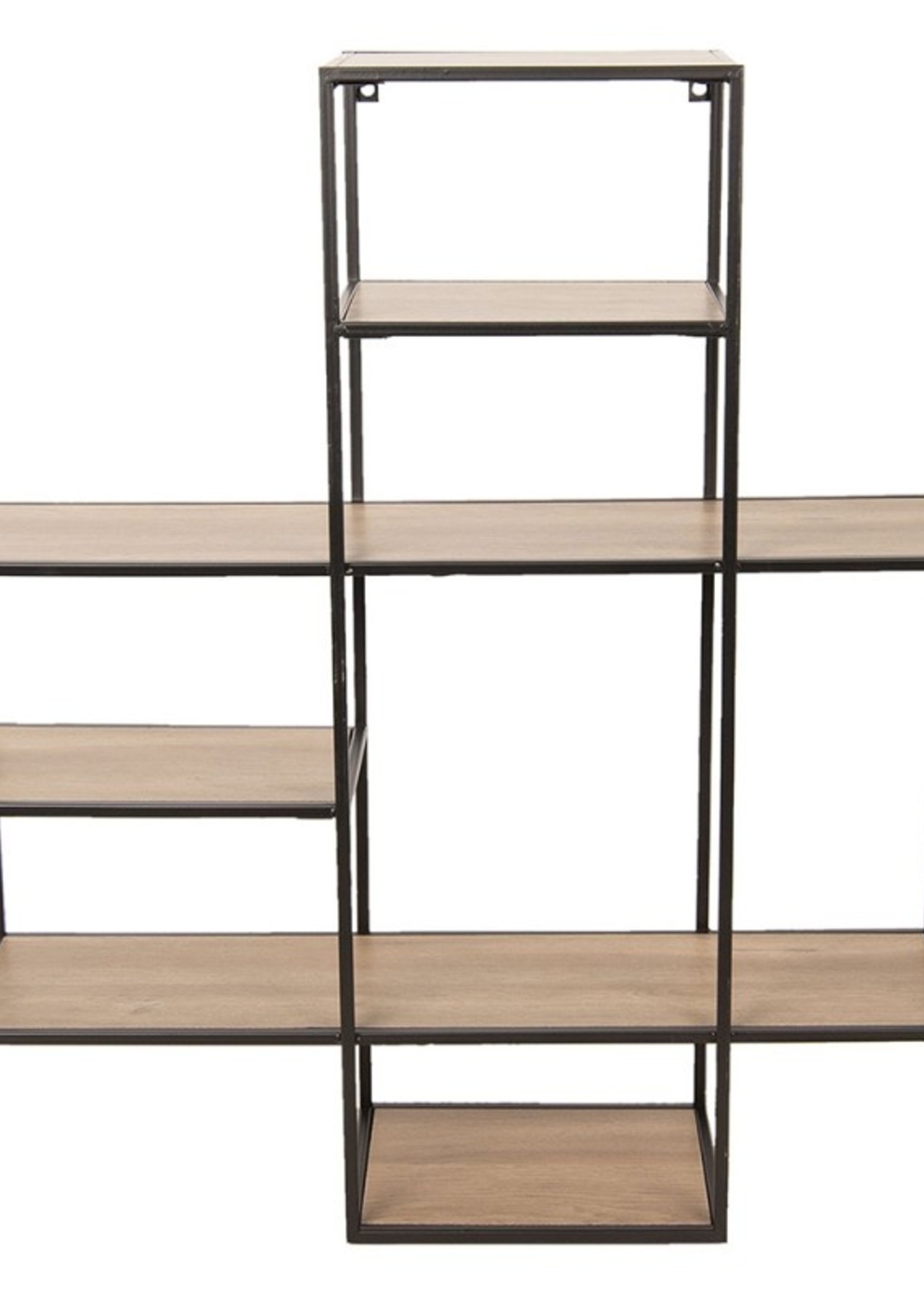 Clayre & Eef Wandrek metaal en hout 72*20*85 cm 50379