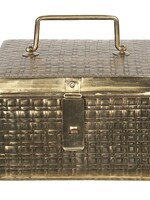 Clayre & Eef Boîte en métal 19*19*13 cm 6Y4048