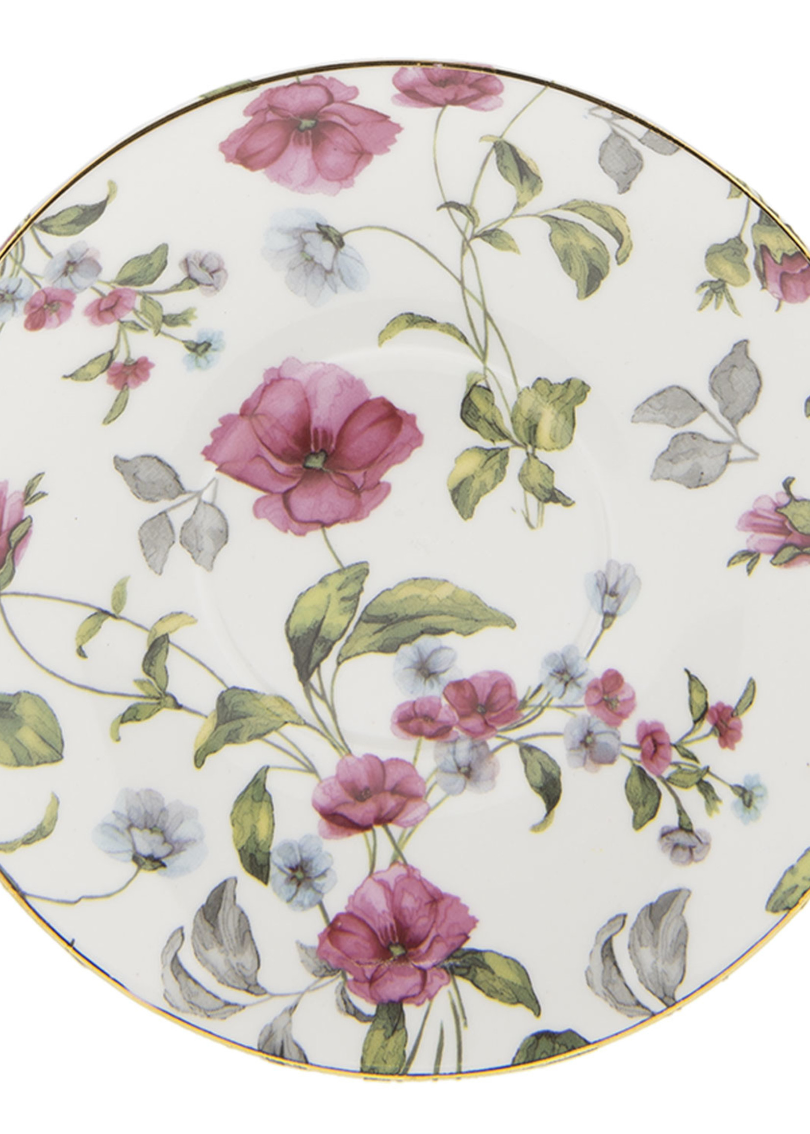 Clayre & Eef Tasse et soucoupe 12*9*5 / Ø 13*2 cm / 125 ml 6CE0837