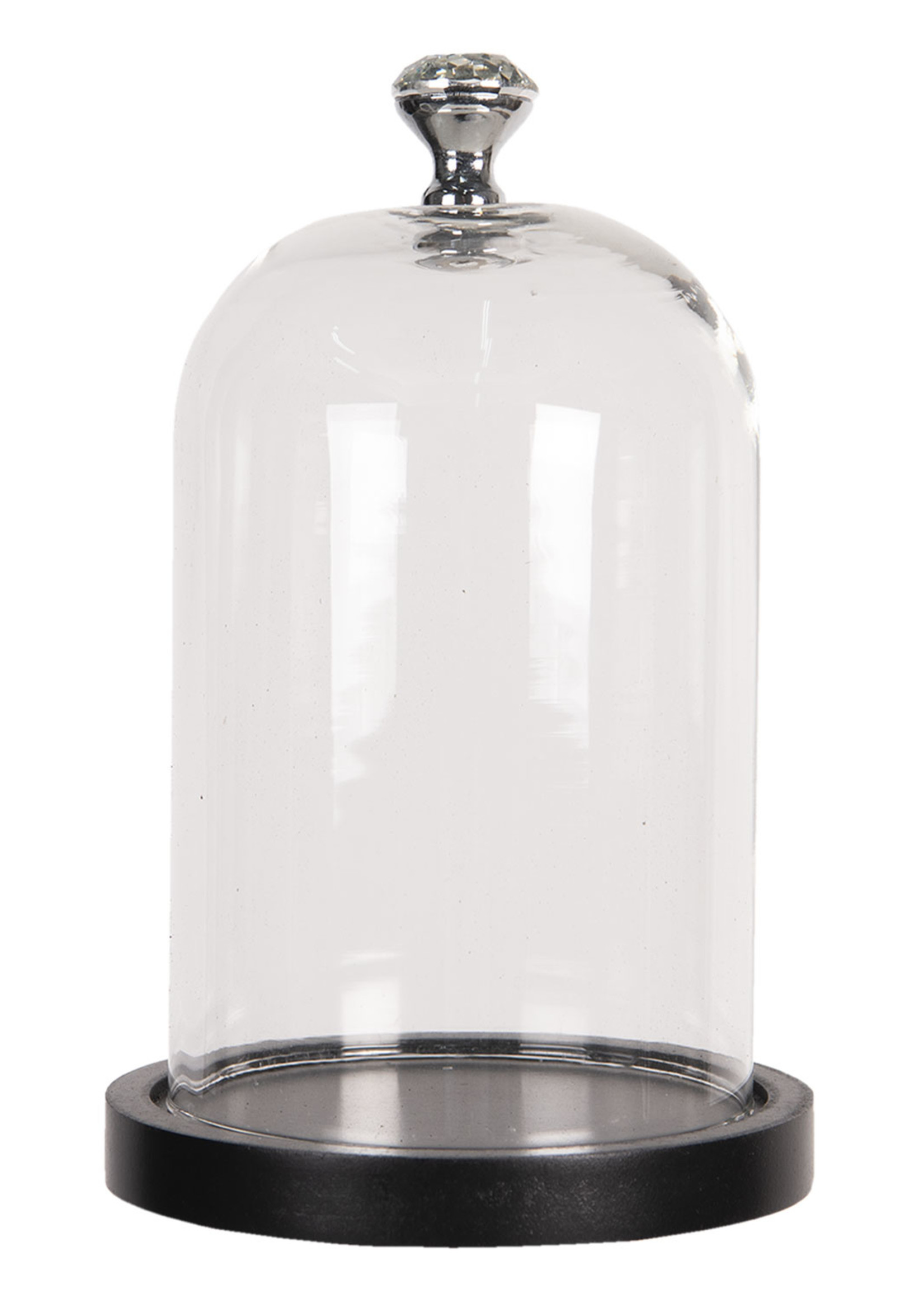 Clayre & Eef Cloche de verre Ø 12*19 cm 6GL2543