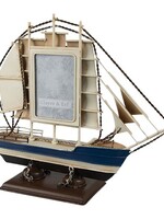 Clayre & Eef Model boot/fotolijst 27*9*24 cm/ 6*9 cm 2F0843