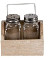Clayre & Eef Poivre et sel set 11*6*12 cm 6H2064