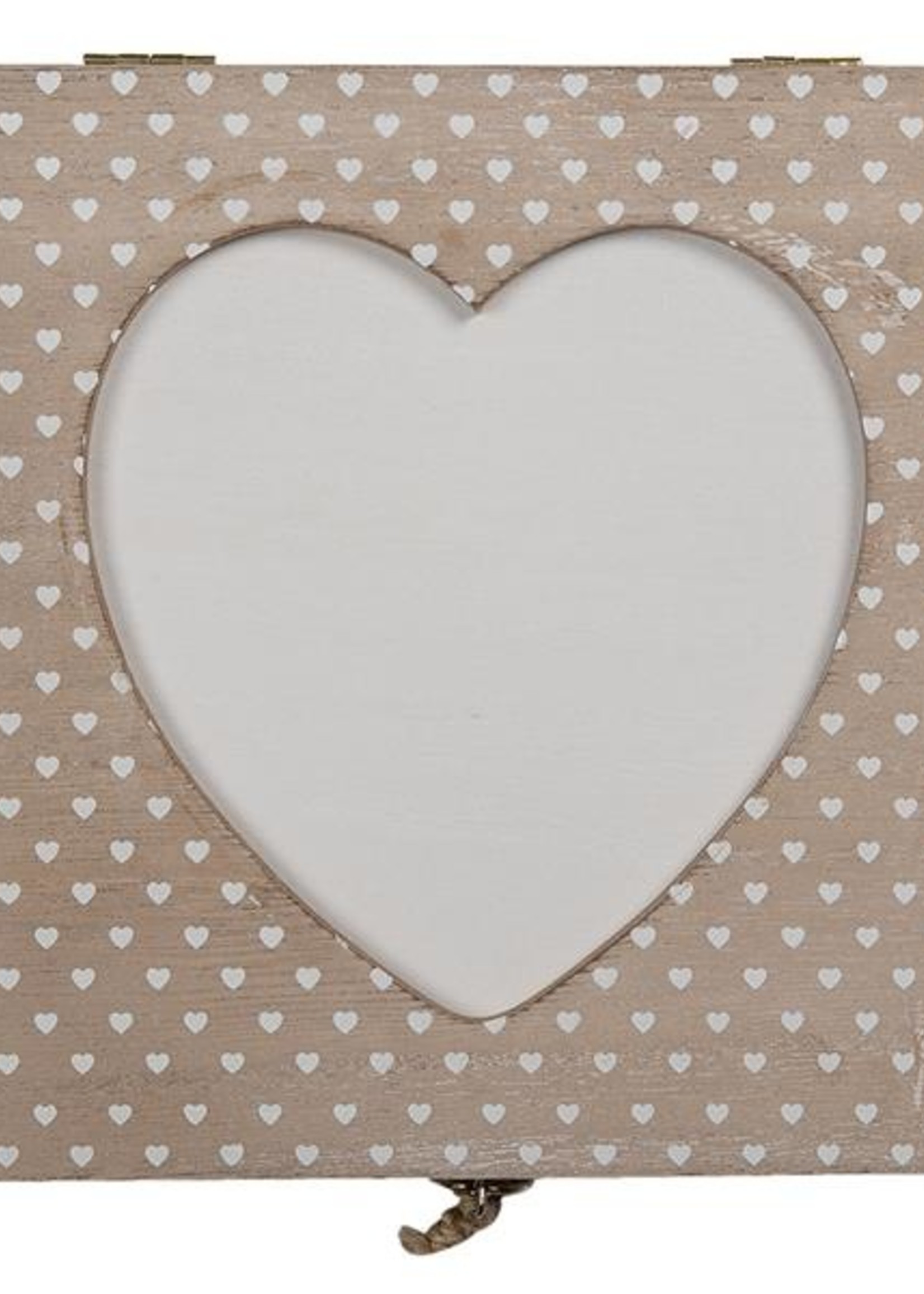 Clayre & Eef Boîte en bois 20*20*7 cm 6H2063