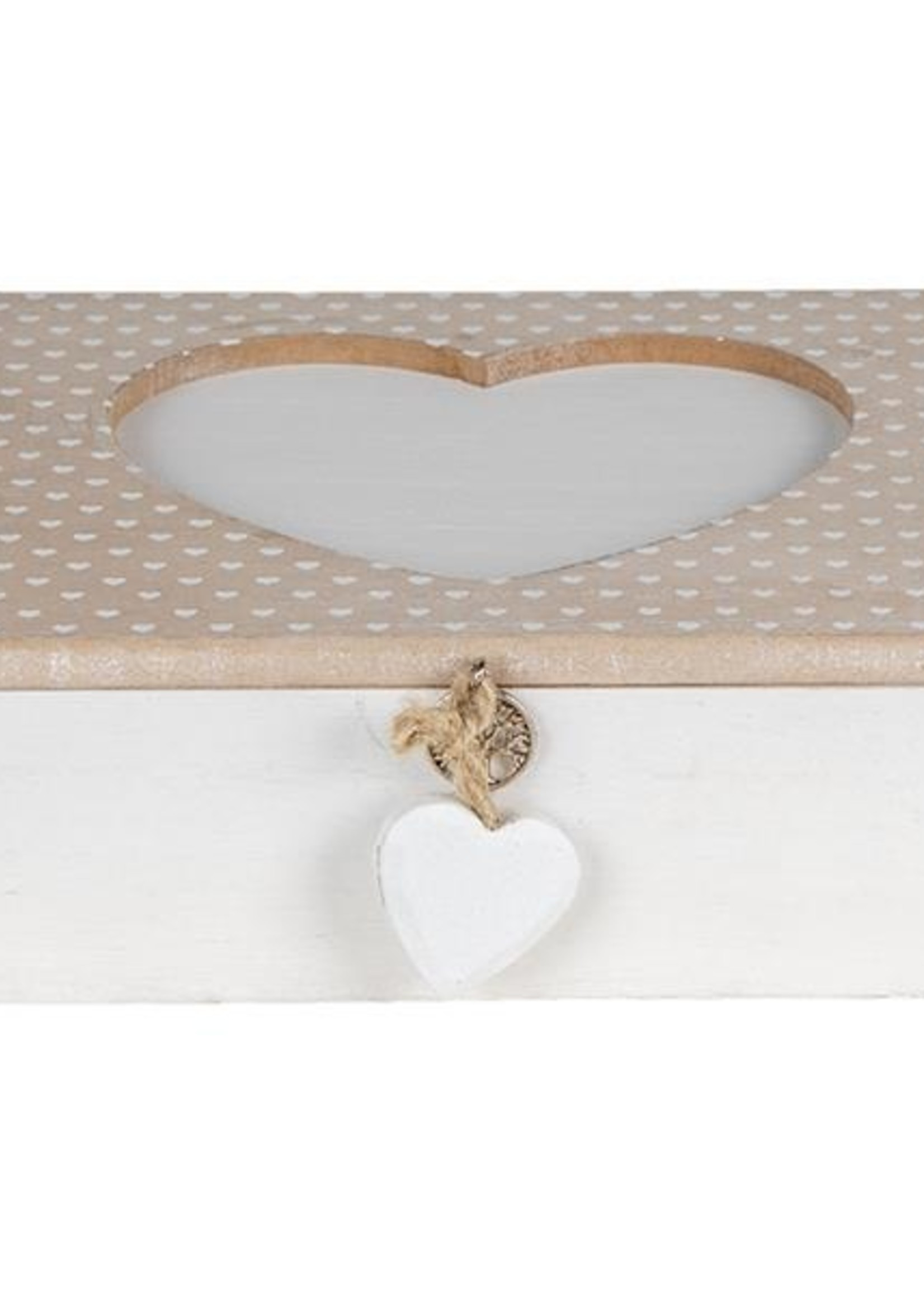 Clayre & Eef Boîte en bois 20*20*7 cm 6H2063