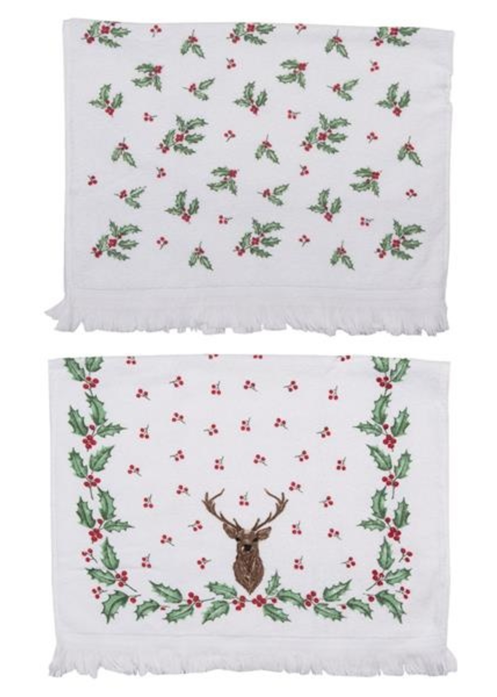 Clayre & Eef Essuie-mains (2) 40*66 cm CTSETHCH