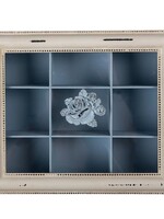 Clayre & Eef Boîte à thé (9 compartiments) 32*26*9 cm 6H2029BL