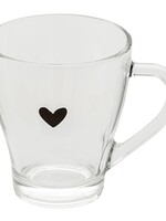 Clayre & Eef Theeglas 11*8*10 cm / 200 ml 6GL3525