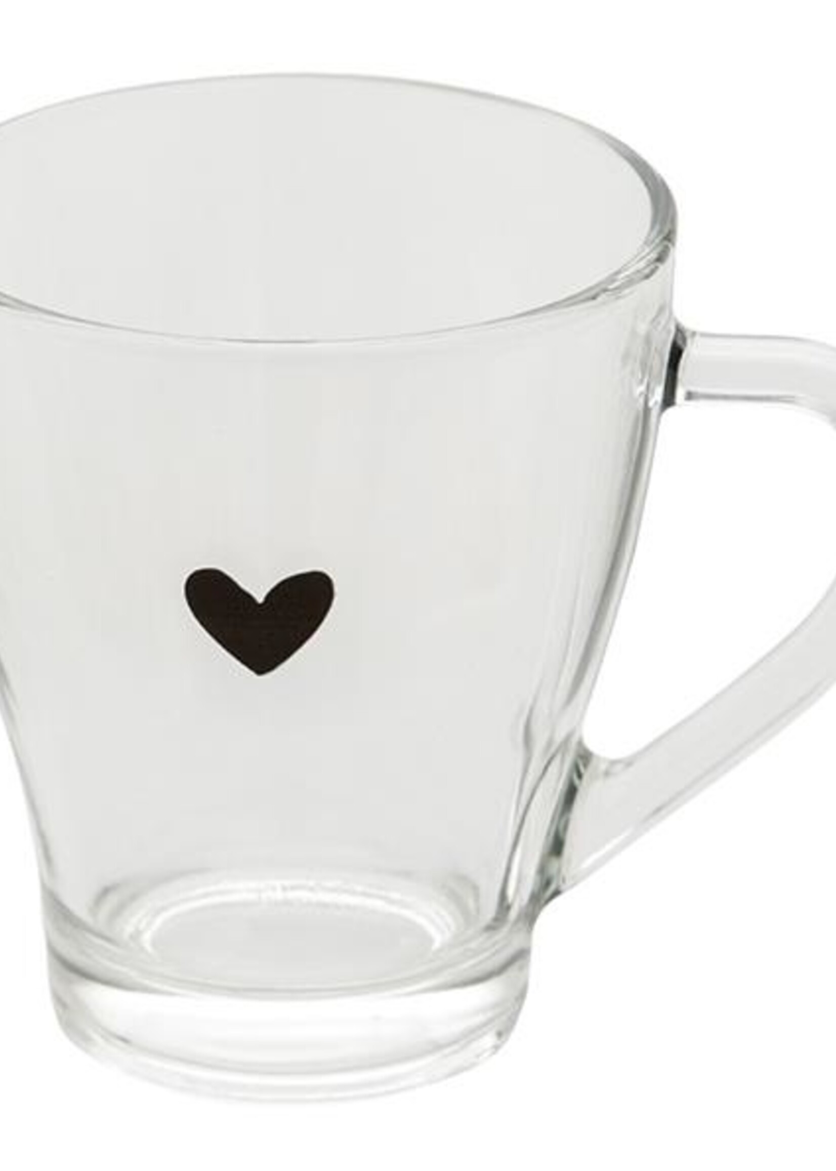 Clayre & Eef Theeglas 11*8*10 cm / 200 ml 6GL3525