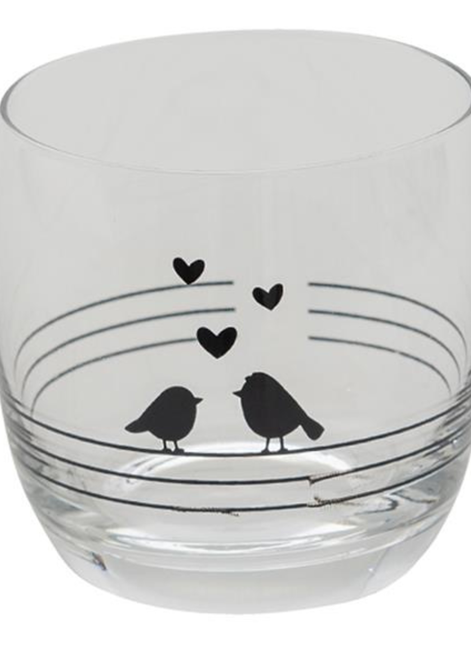 Clayre & Eef Verre à boire 8*8 cm / 260 ml 6GL3523