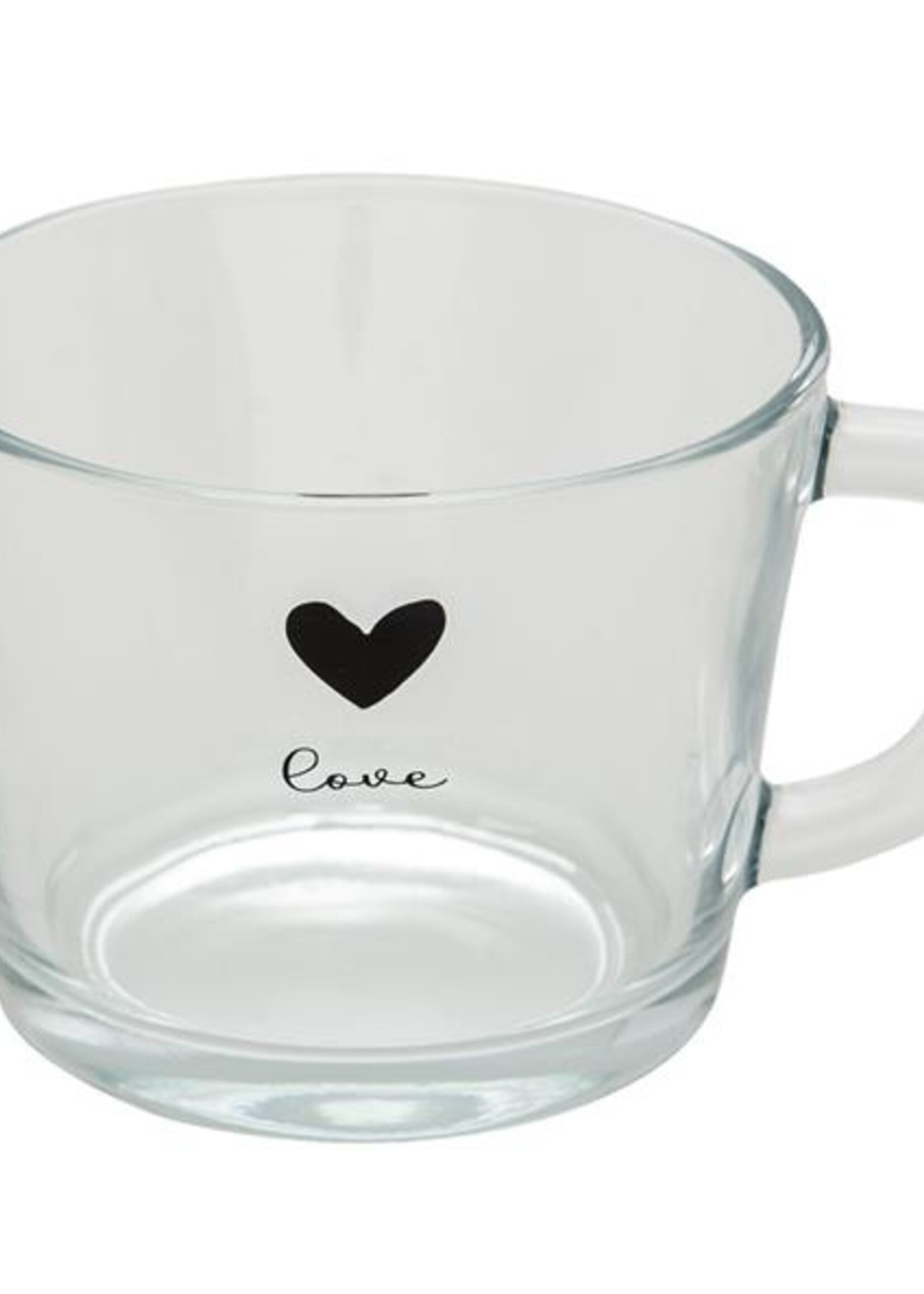 Clayre & Eef Theeglas 13*10*9 cm / 450 ml 6GL3519