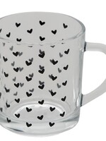 Clayre & Eef Theeglas 11*8*9 cm / 250 ml 6GL3518