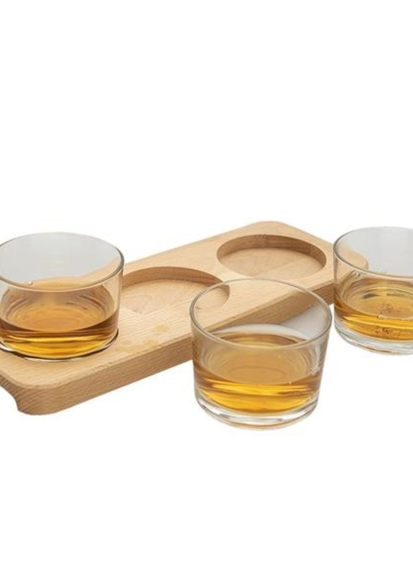 Clayre & Eef Bols (3) sur planche de bois 6GL3511