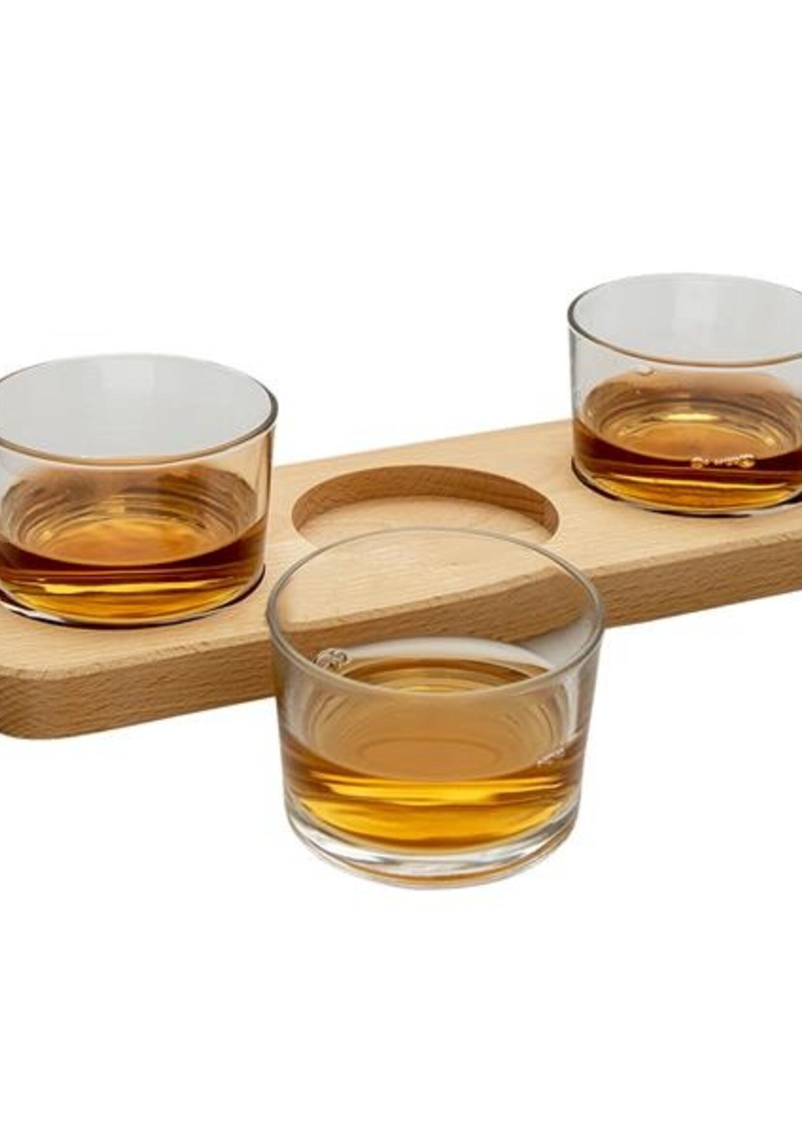 Clayre & Eef Bols (3) sur planche de bois 6GL3511