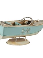 Clayre & Eef Décoration modèle bateau 18*8*8 cm 6Y4610