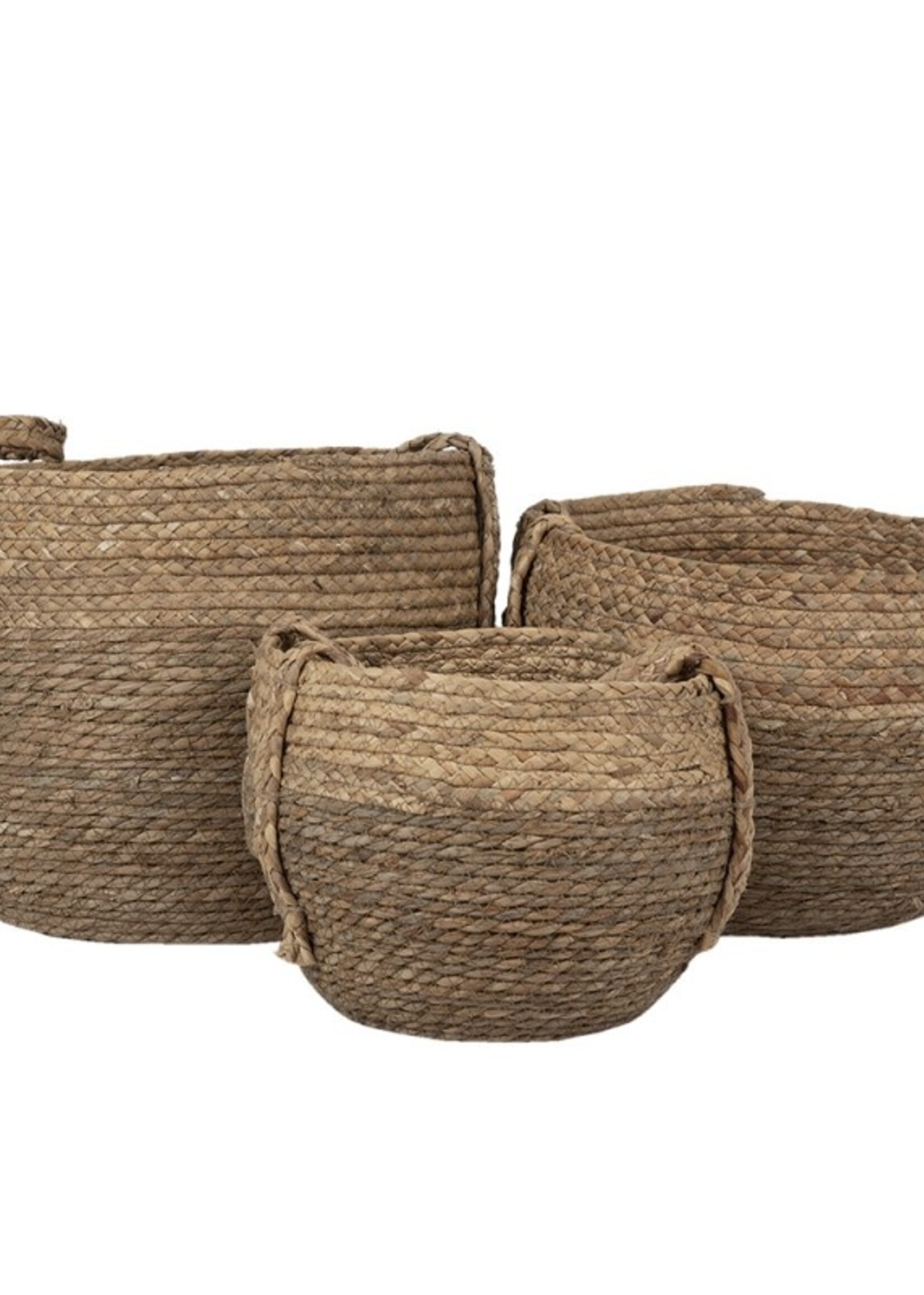 Clayre & Eef Paniers (3) Ø 38*31 / Ø 33*27 / Ø 27*23 cm 6RO0553