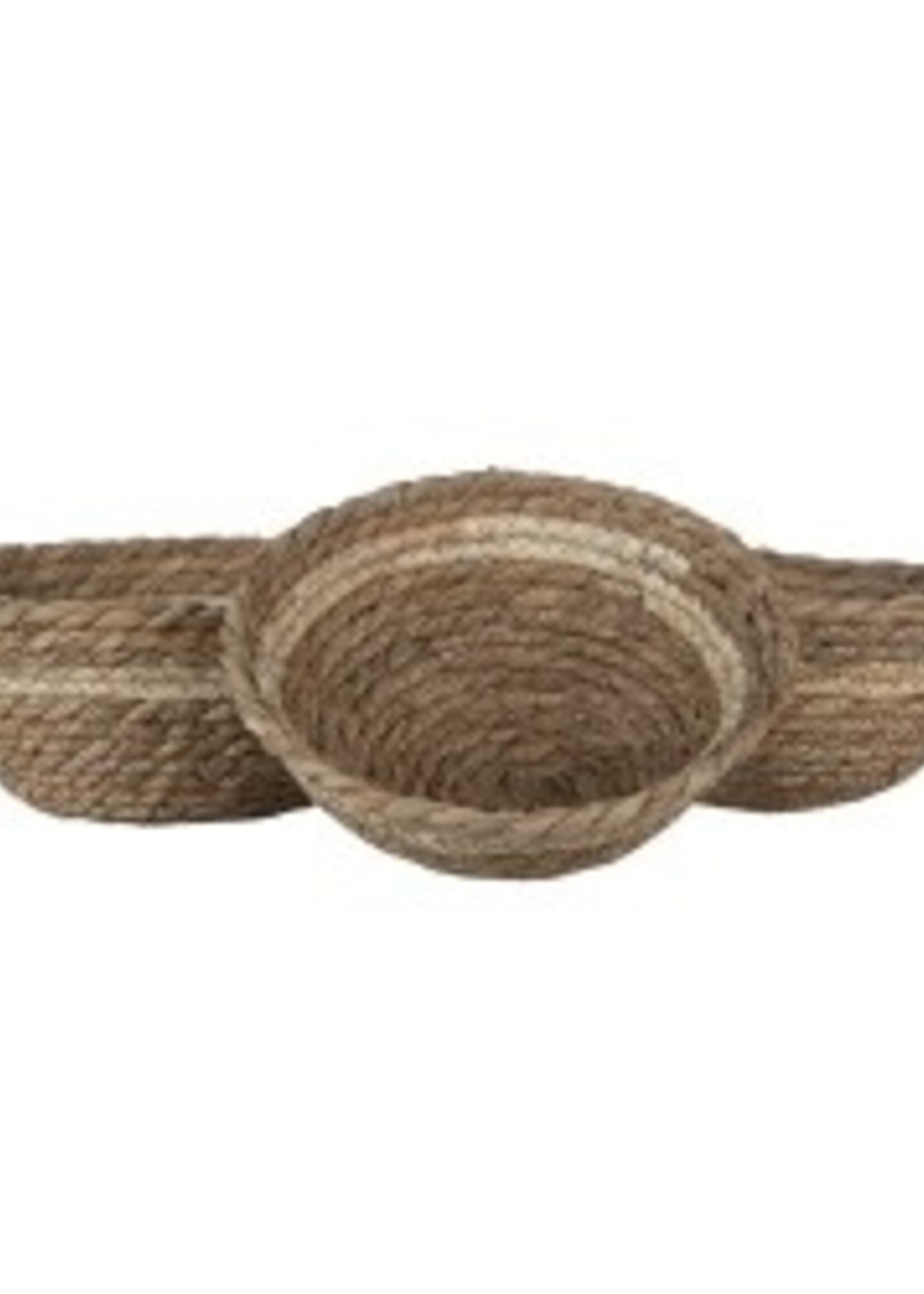 Clayre & Eef Manden (3) Ø 25*10 / Ø 22*9 / Ø 20*8 cm 6RO0552