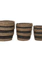 Clayre & Eef Paniers (3) Ø 33*33 / Ø 28*30 / Ø 24*26 cm 6RO0549