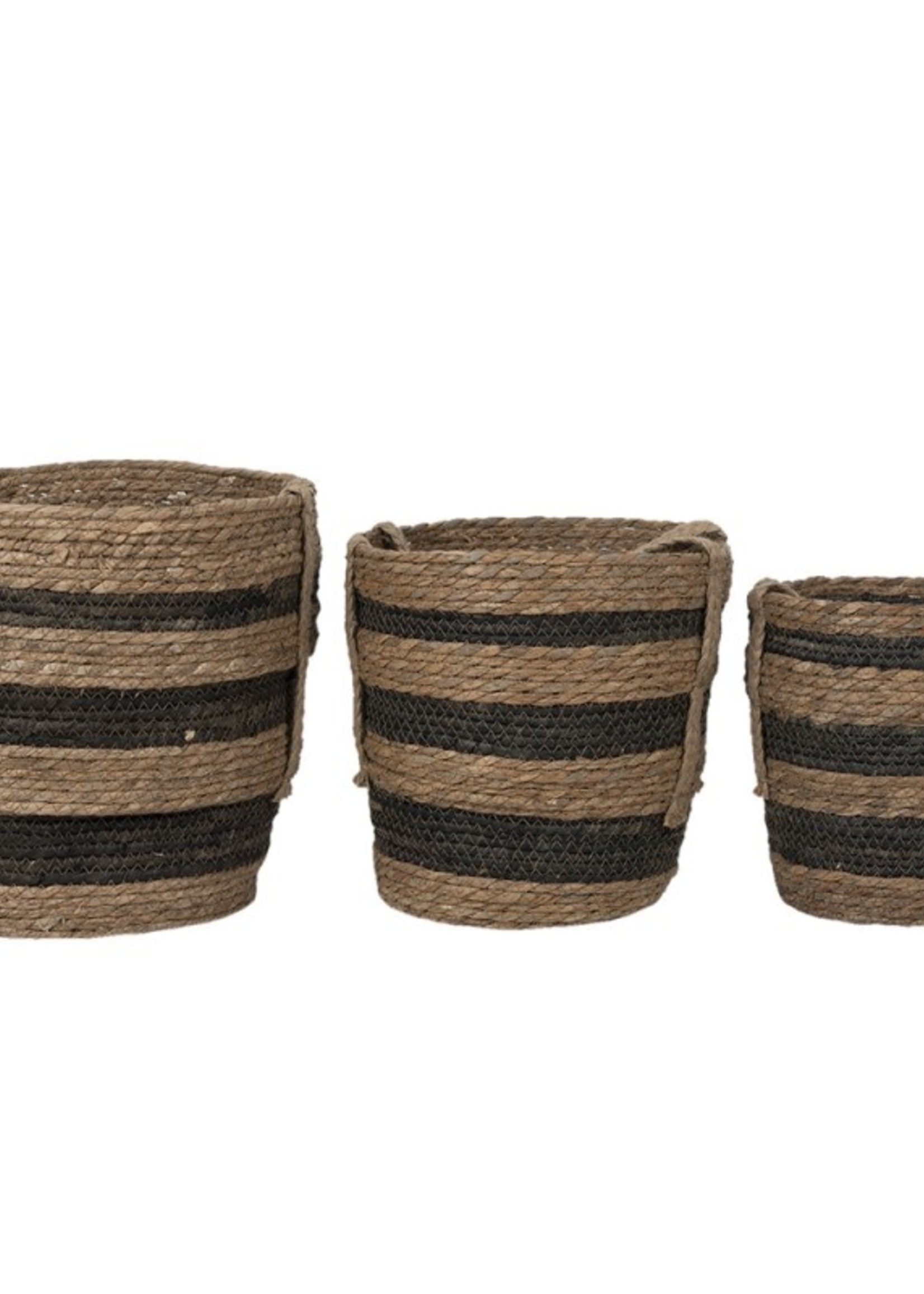 Clayre & Eef Manden (3) Ø 33*33 / Ø 28*30 / Ø 24*26 cm 6RO0549