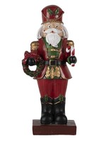 Clayre & Eef Décoration de casse-noisette avec couronne 9*6*21 cm 6PR4749