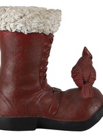 Clayre & Eef Planthouder rode laars 20*12*22 cm 6PR4750