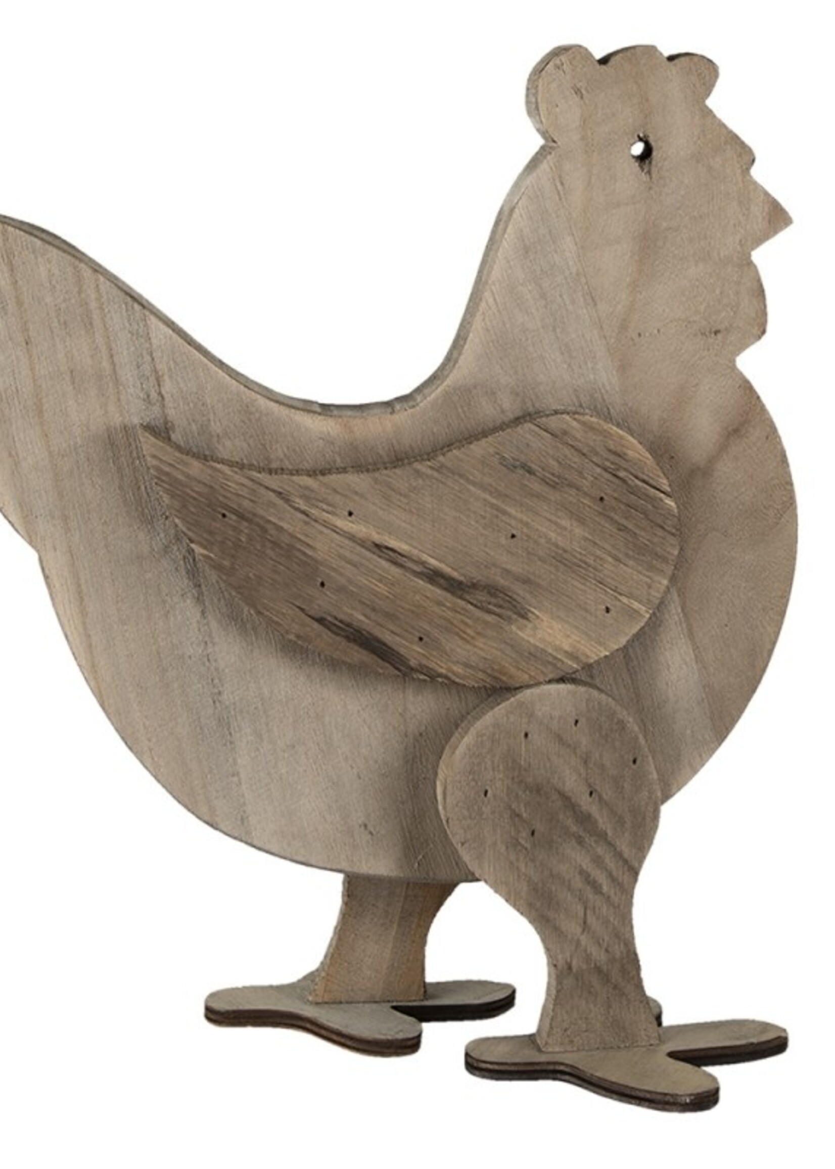 Clayre & Eef Decoratie kip 31*16*35 cm 6H2099